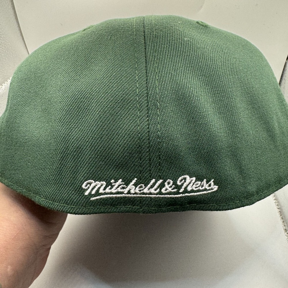 Mitchell & Ness New York Yankees Green Fitted Cap 7 1/2‎ MLB Embroidered Hat - Picture 3 of 5